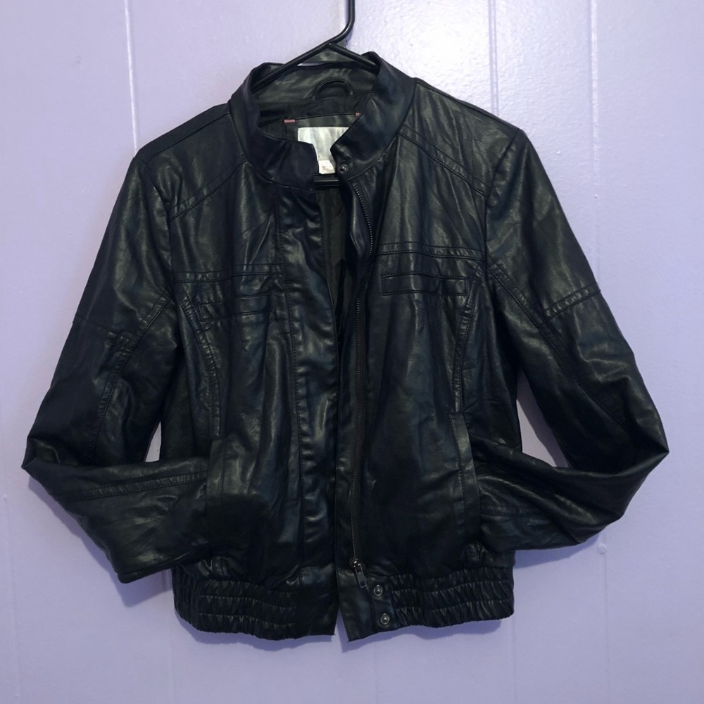 Pleather jacket